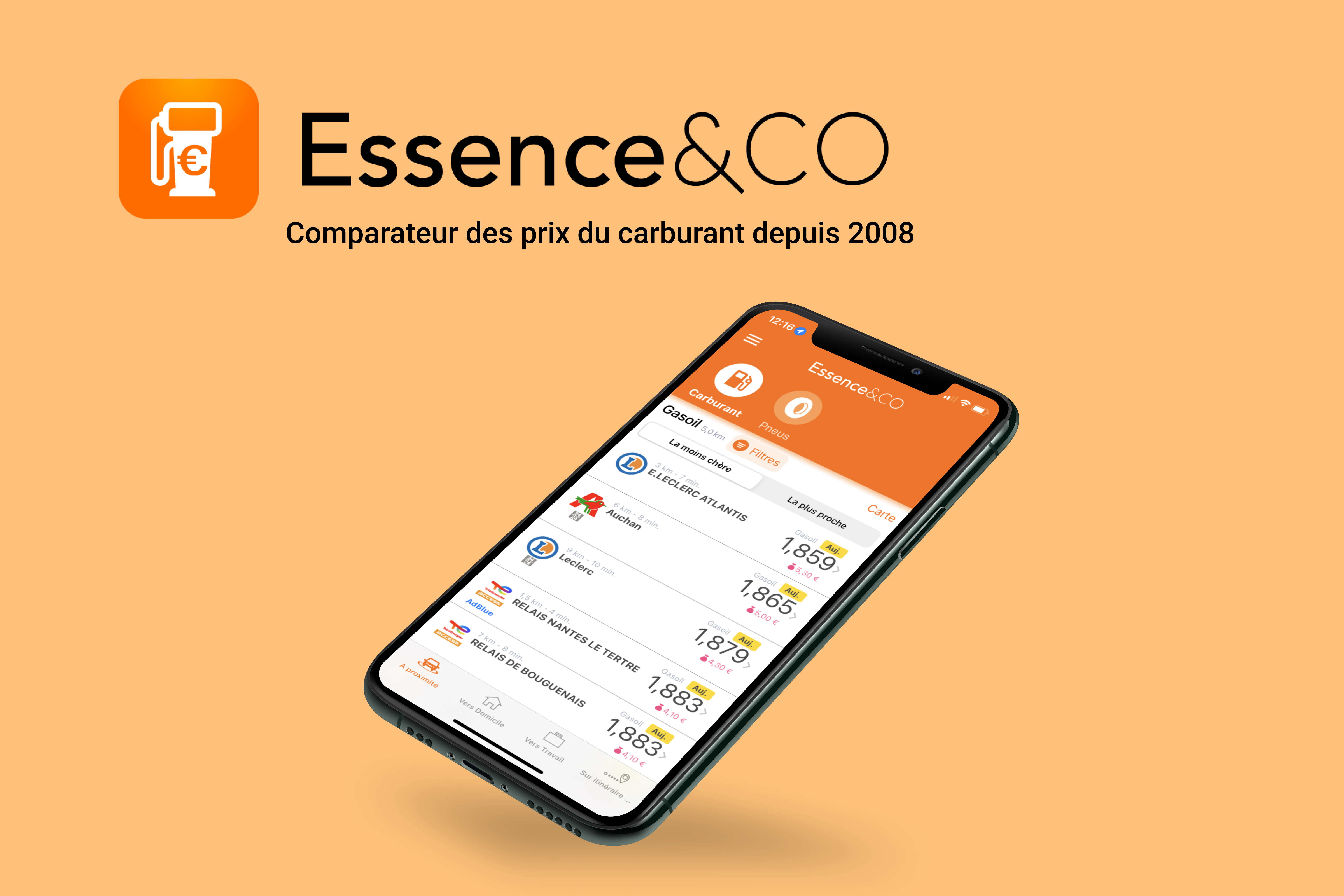 Essence&CO, application mobile